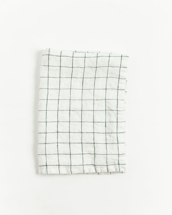 Stone Washed Linen Tea Towel