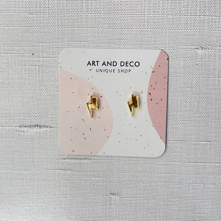 Bolt Stud Earrings