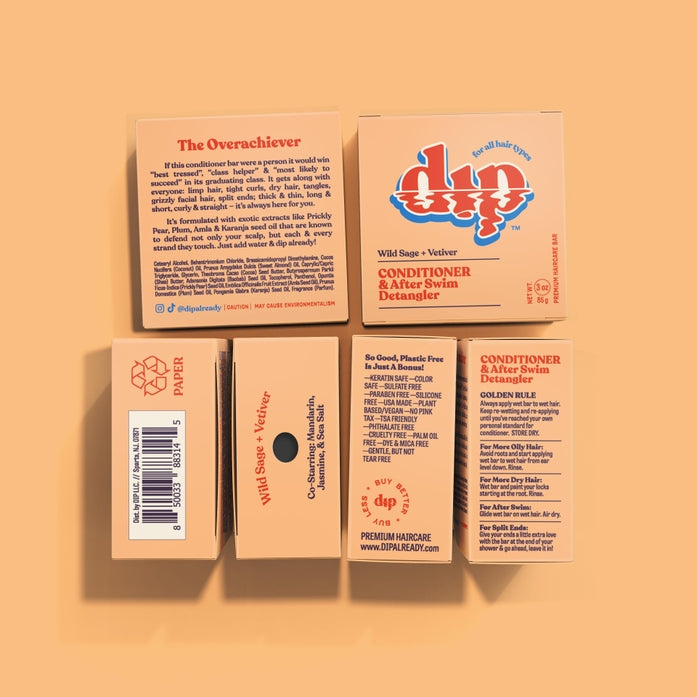 Dip Conditioner Bar & After Swim Detangler - Wild Sage & Vetiver