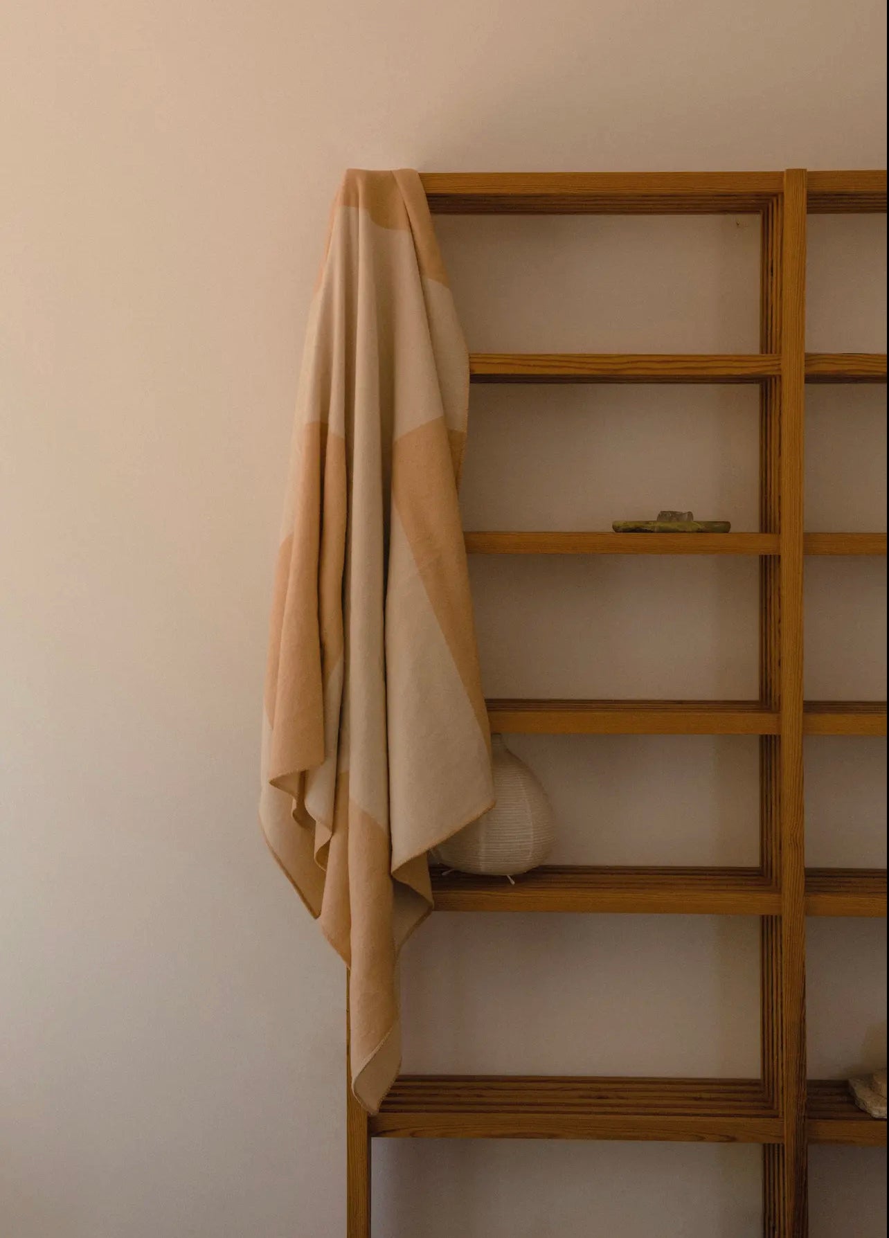 100% Merino Crema Throw Blanket