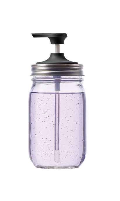 Soap Pump For Regular Mouth Mason Jars - Black