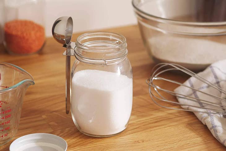 Mason Jar Metal Coffee Scoop Attachment