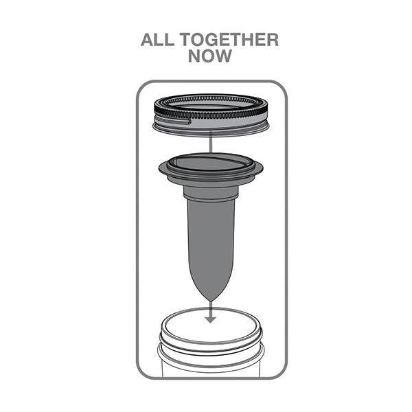 Mason Jar Salt and Pepper Shaker