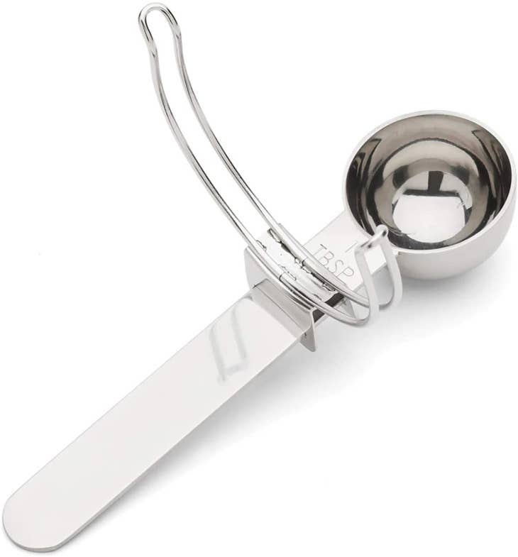 Mason Jar Metal Coffee Scoop Attachment