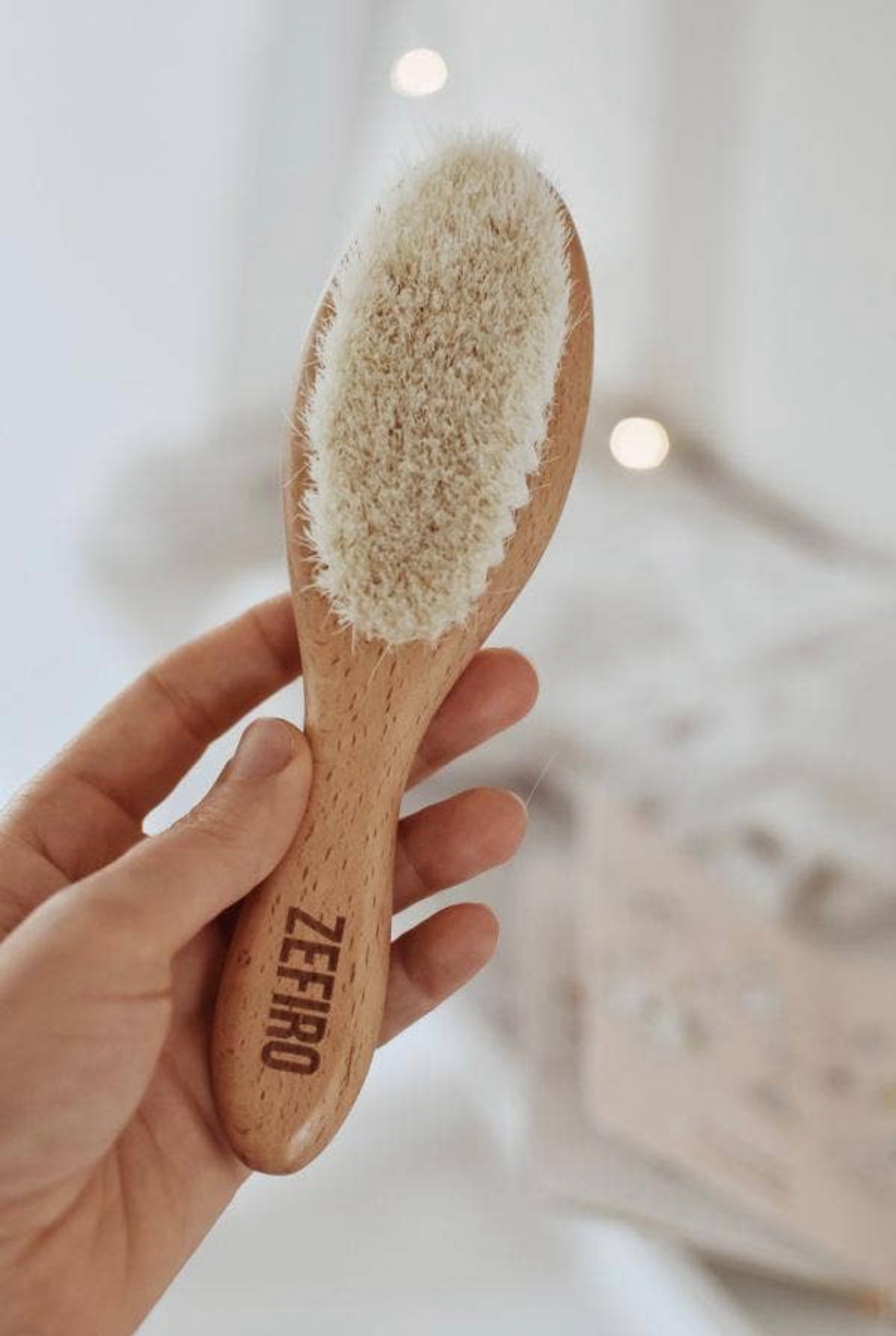 Wooden Baby Hair Brush