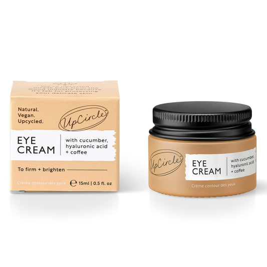 Upcircle Eye Cream with Hyaluronic Acid and Coffee Oil