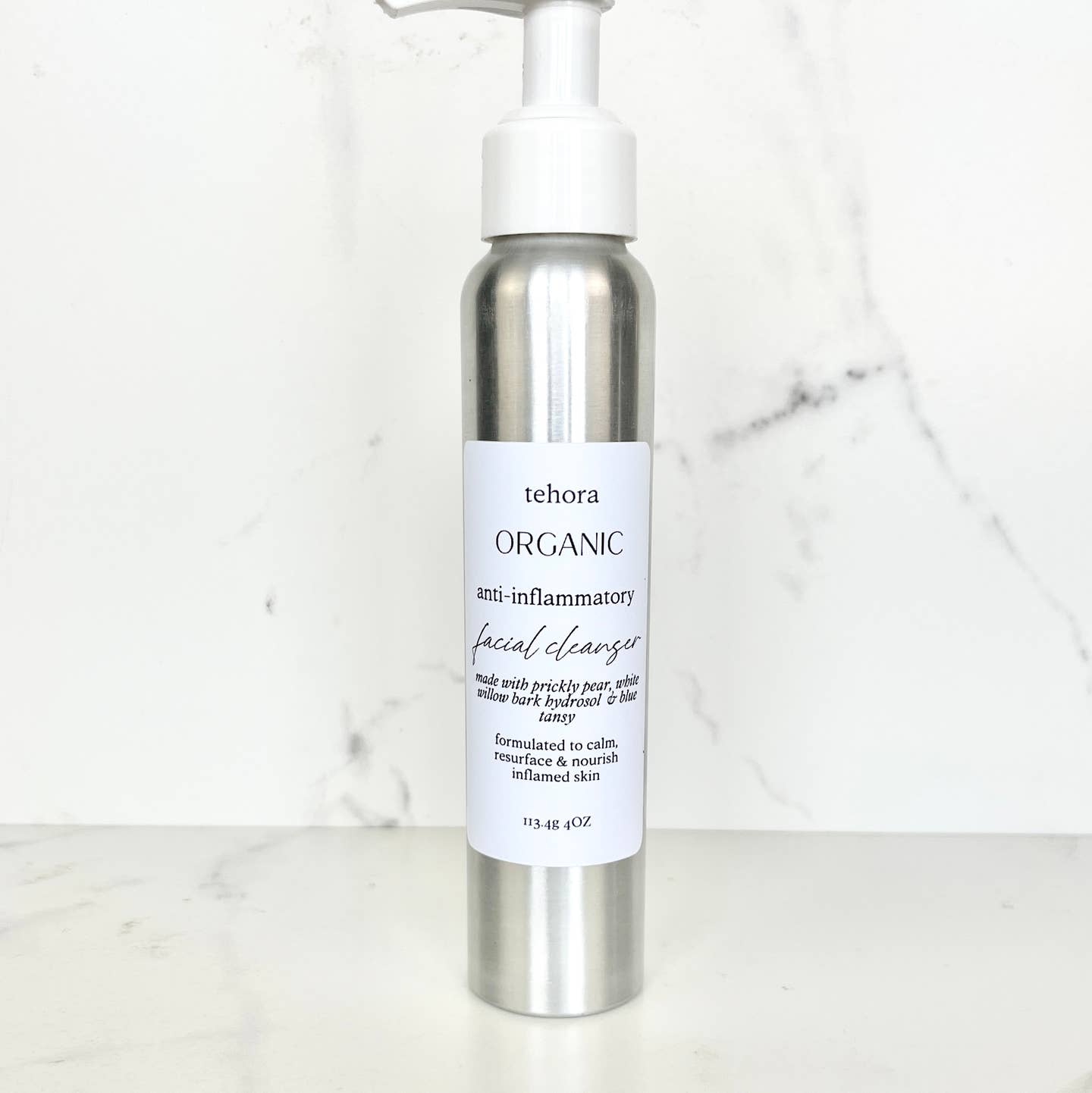 Tehora’s Organic Anti Inflammatory Creamy Face Cleanser
