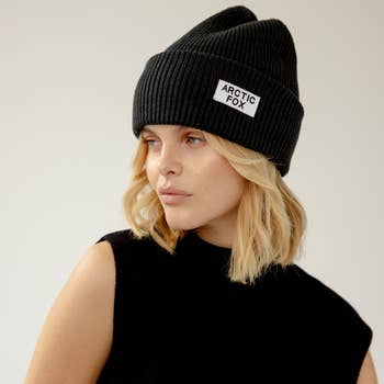 Arctic Fox - Recycled Bottle Beanie - Black Onyx
