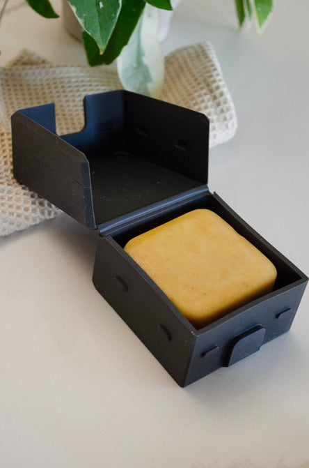 Silicone Travel Soap Case (Black)