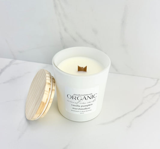 Organic Hand Poured Coconut Wax Candle - Beach Walk - The Bundle Store 