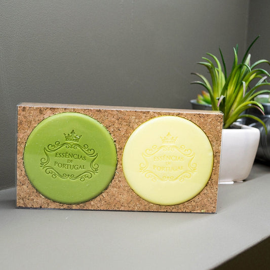 Round Soap Cork Pack - Lemon and Eucalyptus
