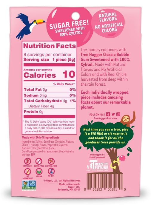 Classic Bubble Gum with 100% Xylitol
