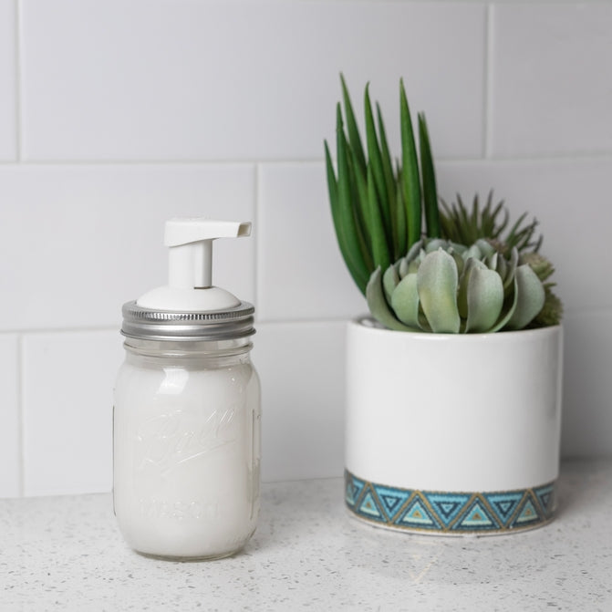 Mason Jar Foaming Soap Dispenser - Regular Mouth