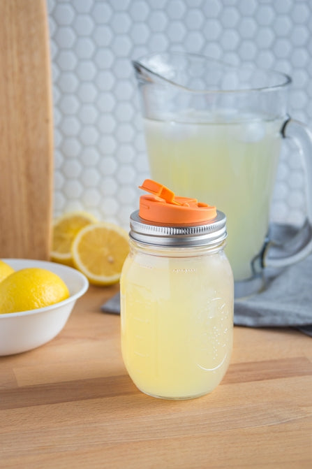 Mason Jar Drink Lid - Regular Mouth