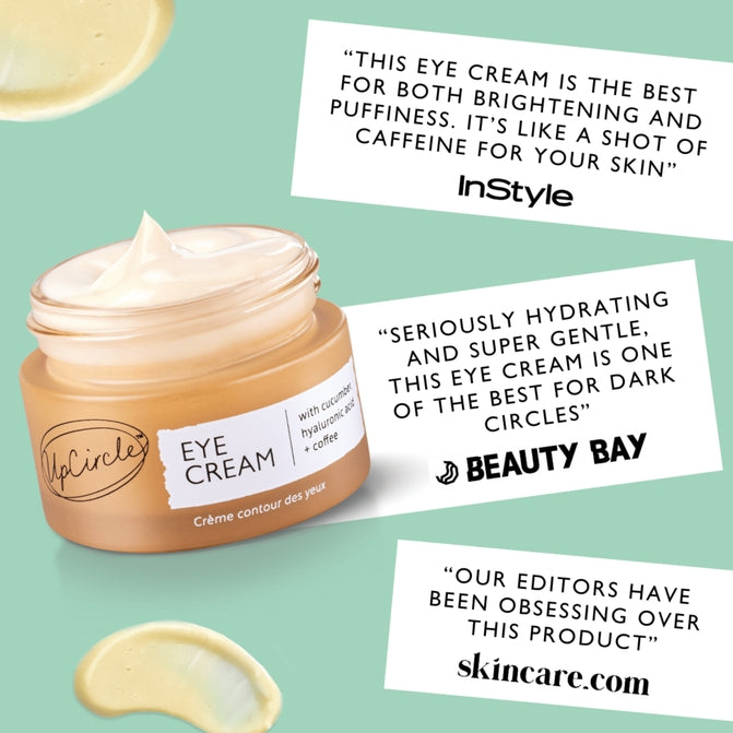 Upcircle Eye Cream with Hyaluronic Acid and Coffee Oil
