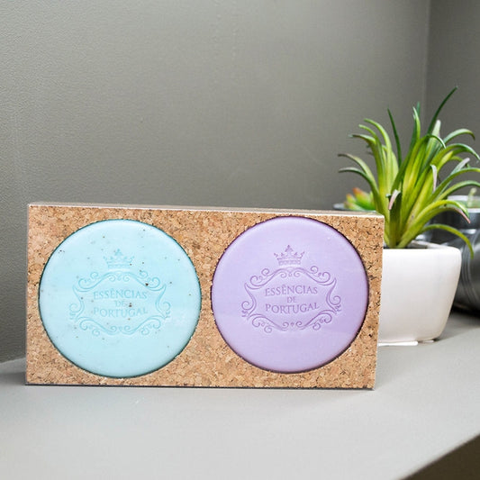 Round Soap Cork Pack - Lavender and Violet