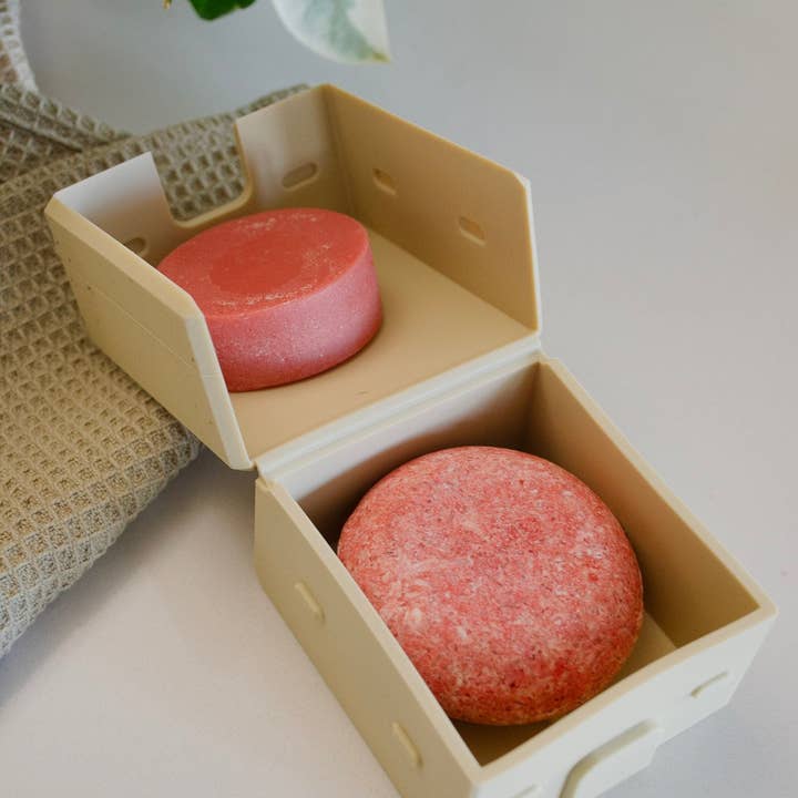 Silicone Travel Soap Case (Sand)