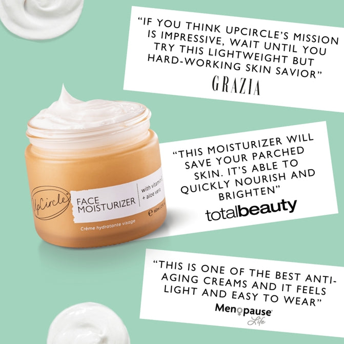 Upcircle Face Moisturizer with Vitamin E + Aloe Vera