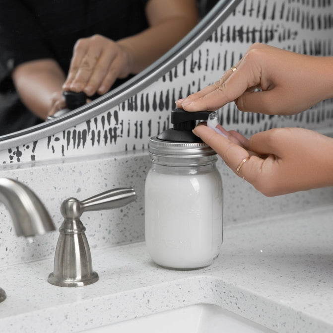 Mason Jar Foaming Soap Dispenser - Regular Mouth