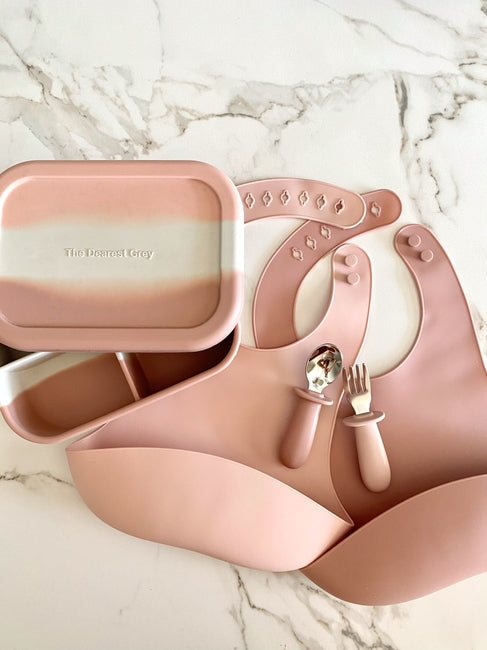 Silicone Bento Box | Pink Tie Dye