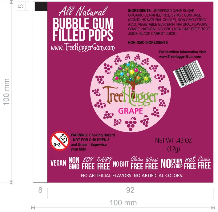 Bubble Gum Filled Pops - Assorted Flavors
