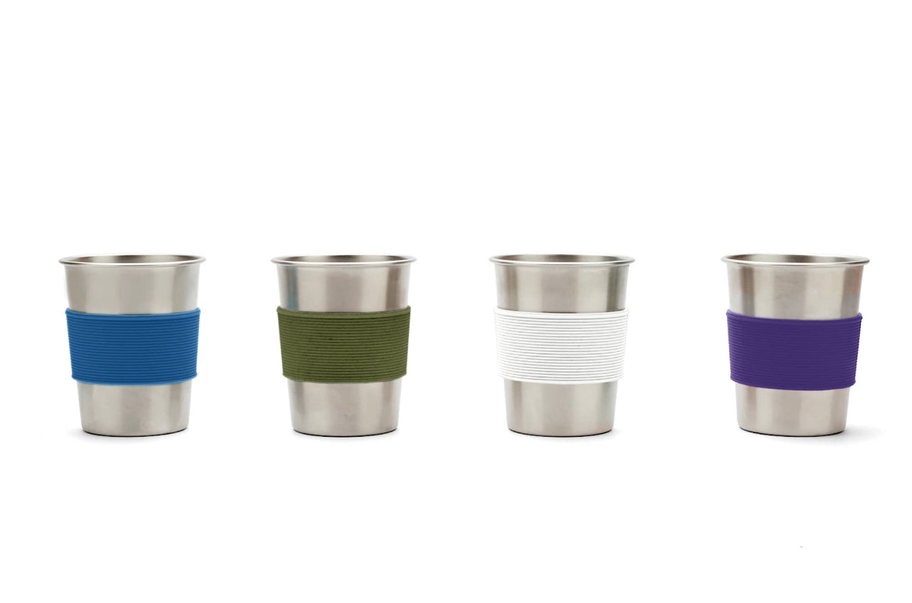 Stainless Steel Cups 8 oz - 4 Pack