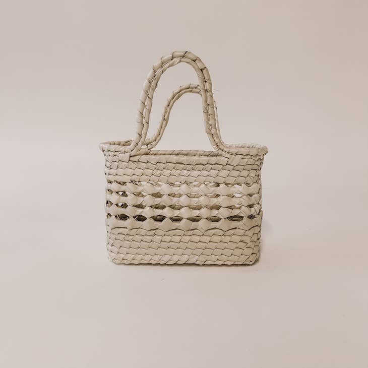 Mini Mercado Straw Basket